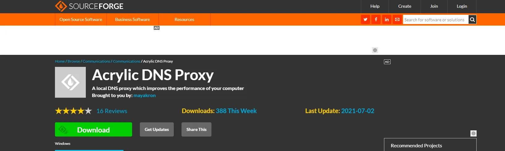 Acrylic DNS Proxy